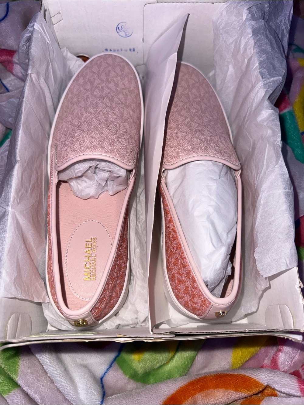 Michael Kors Logo Slip-On Sneakers
